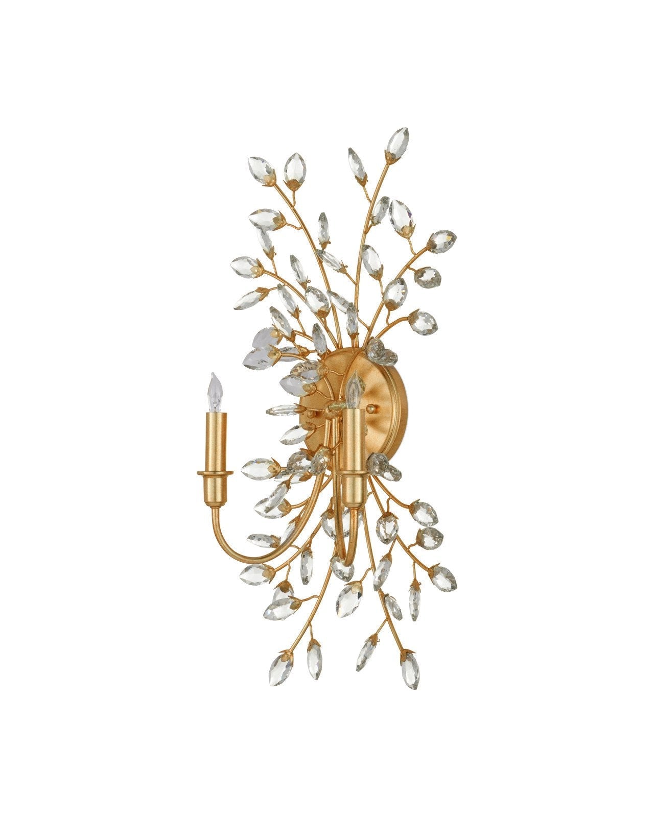 Forget-Me-Not Metal Wall Sconce