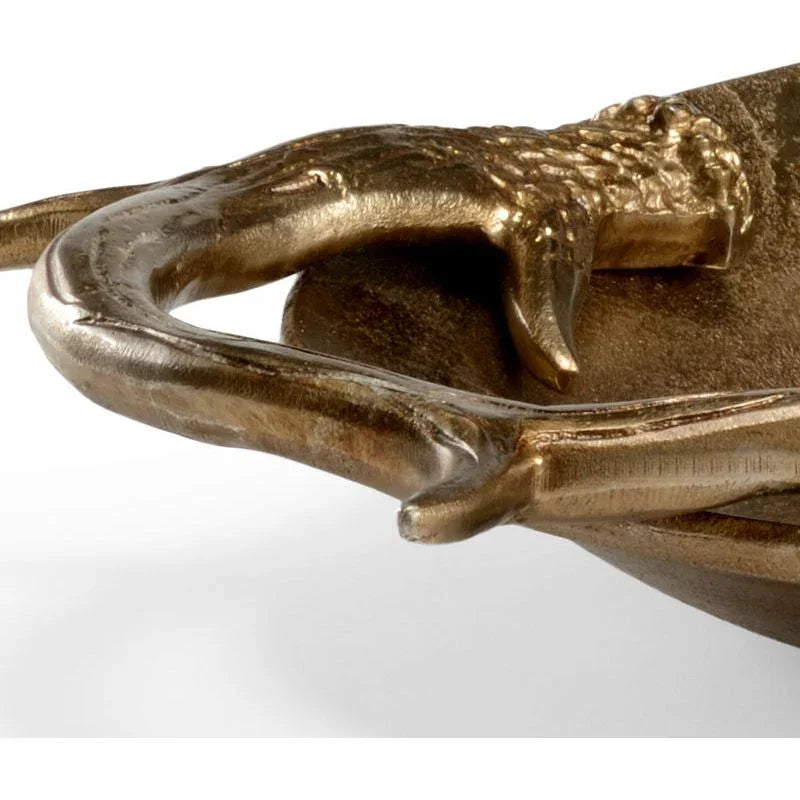 Diana Brass Made Oval Tray - LOOMLAN - Wildwood - Trays