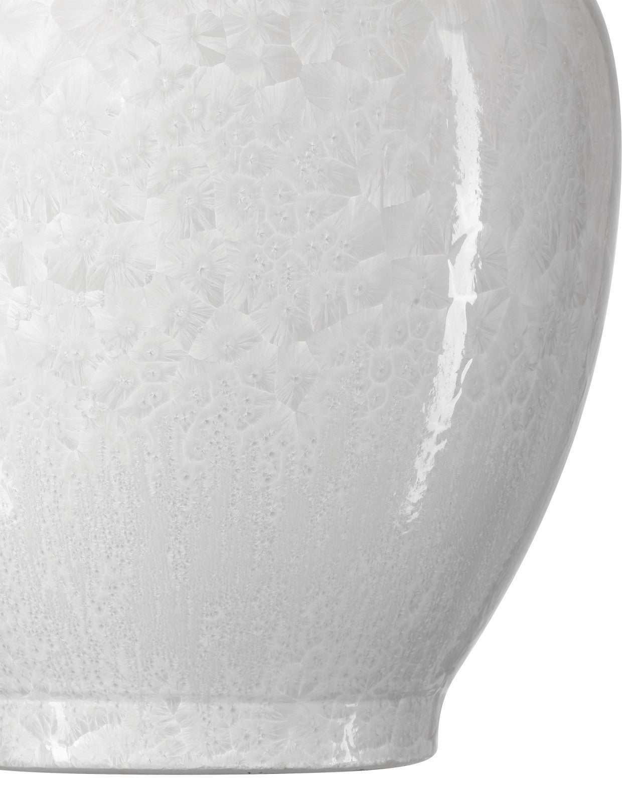 Crystalline White Porcelain Vase
