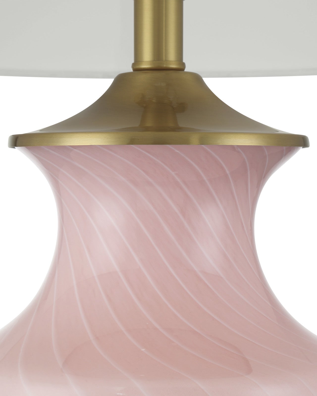Lucy Pink Glass Table Lamp