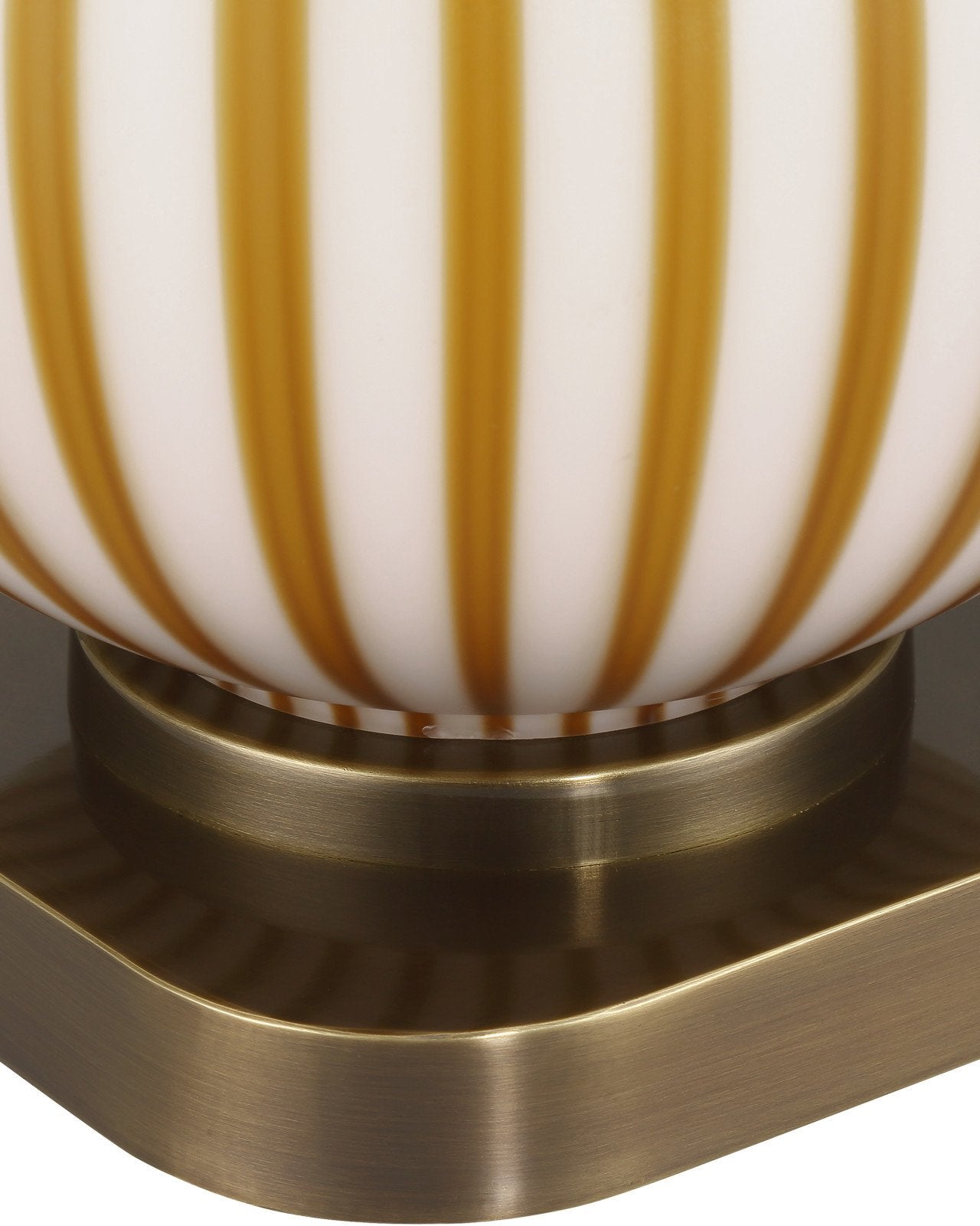 Striae Glass Table Lamp