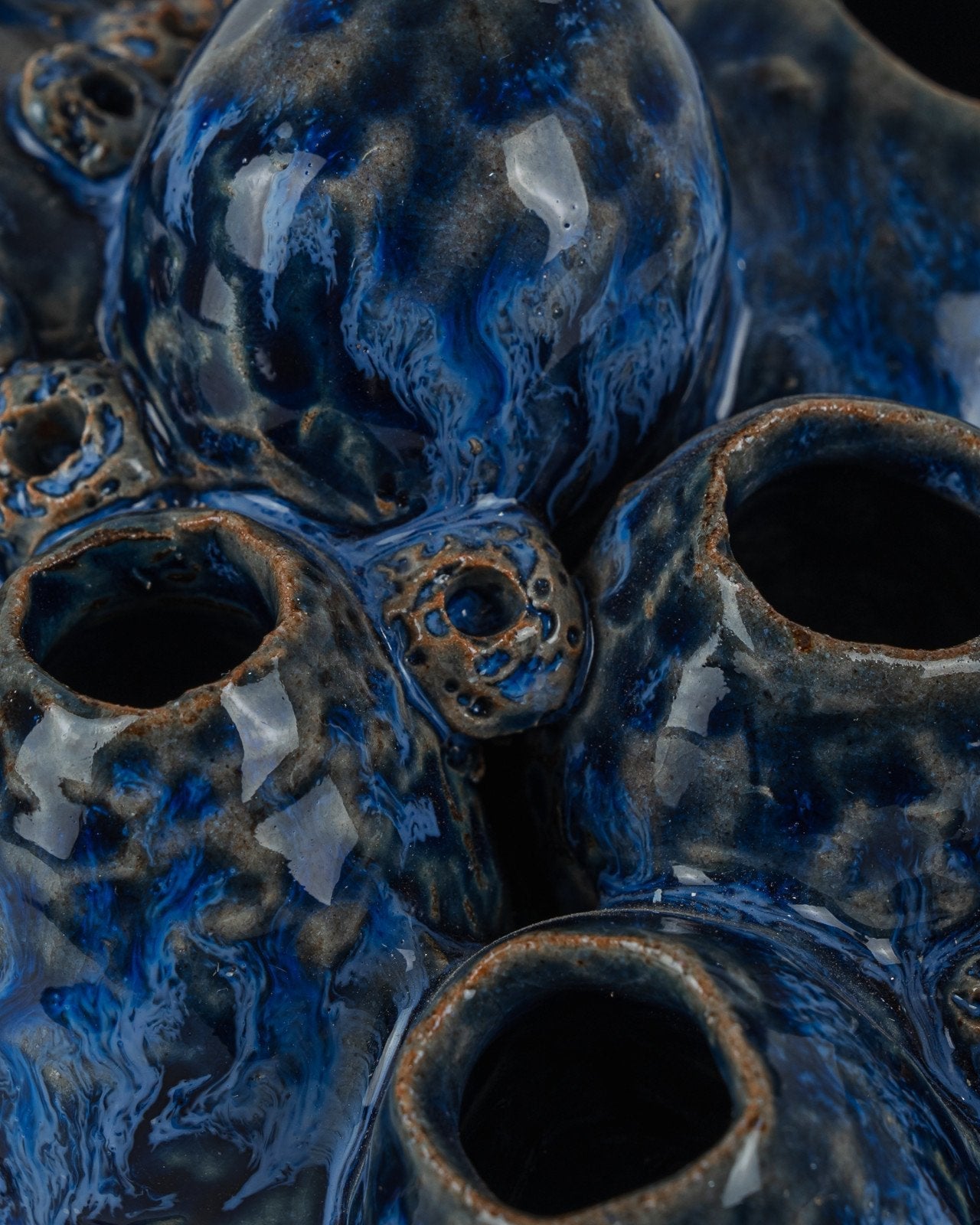 Sulawasi Blue Shells Decorative Sculpture