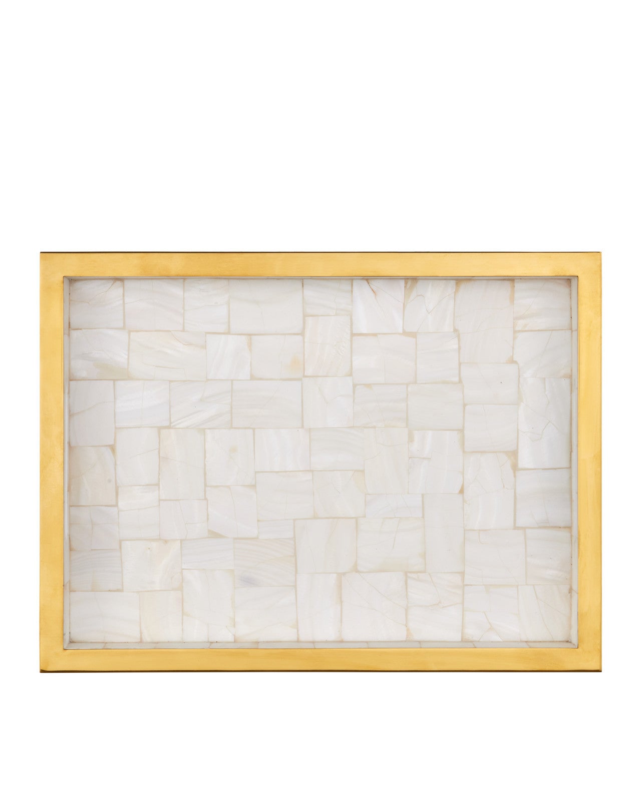 Casey Mother of Pearl Decorative Tray (Set of 2)