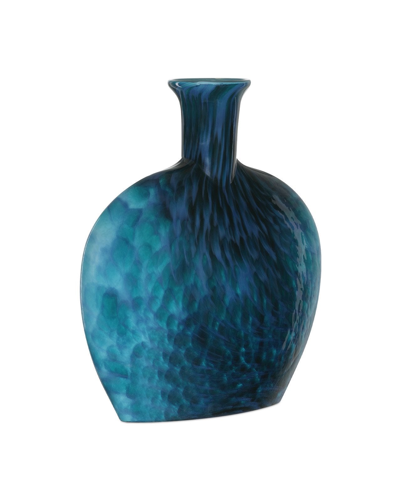 Pavonini Blus Glass Vase