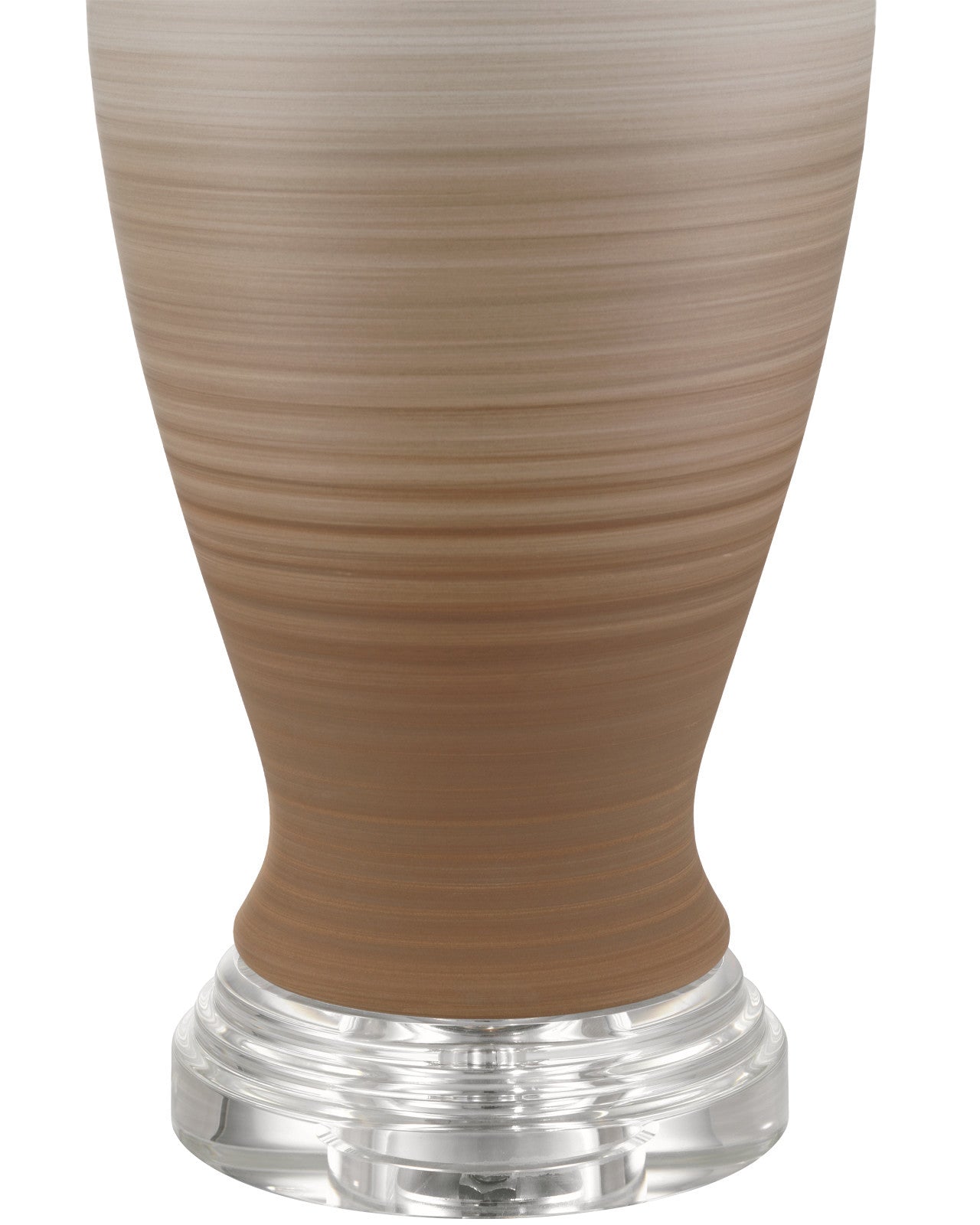 Happy 80's Brown Porcelain Table Lamp