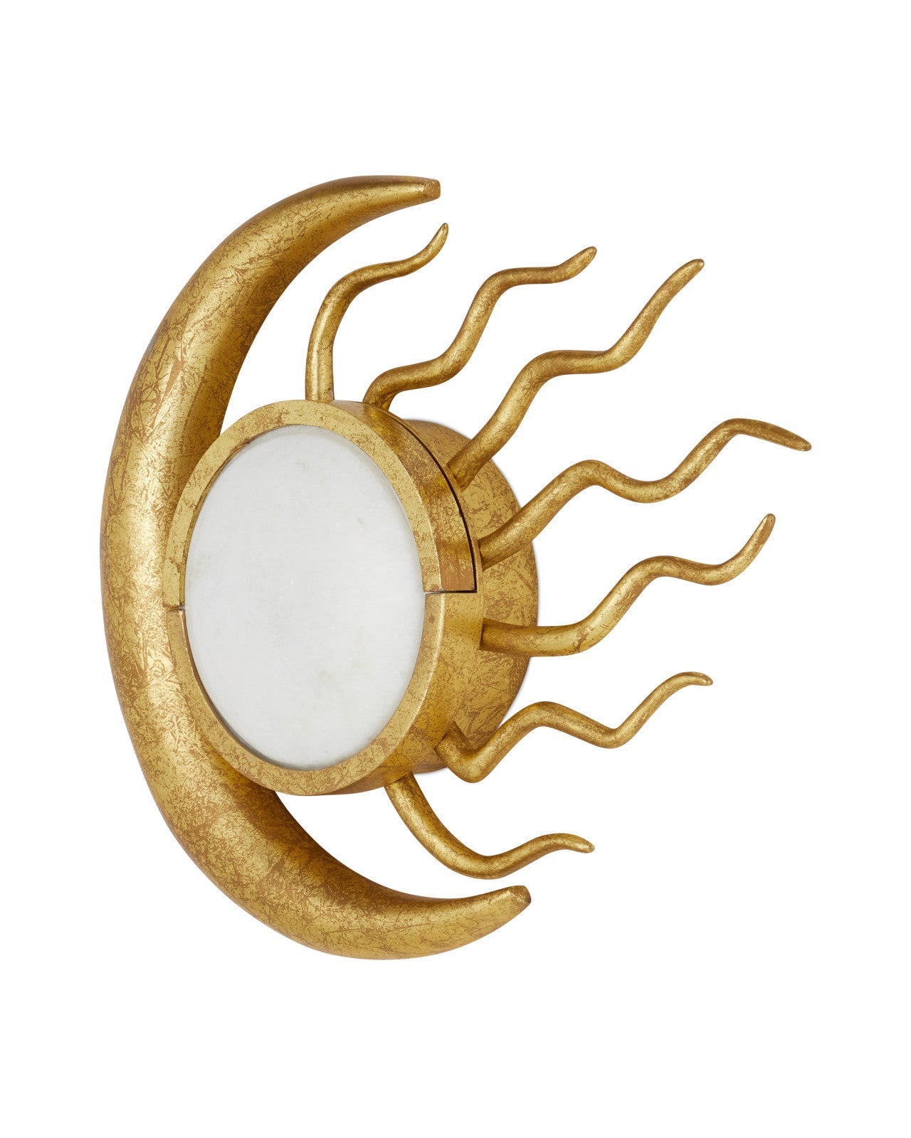 Tona Metalic Gold Wall Sconce
