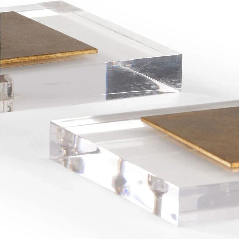 Flossie Resin Gold Bookends (Pr) - LOOMLAN - Chelsea House - Statues & Sculptures