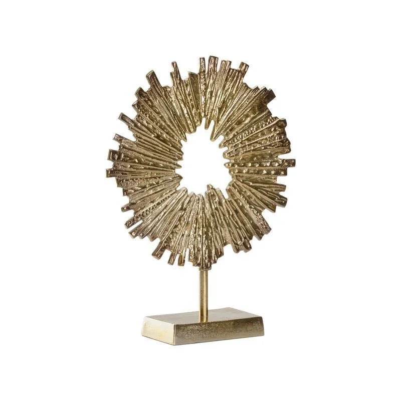 Gold Brown Ombre Rustic Sculpture - LOOMLAN - Wildwood - Statues & Sculptures