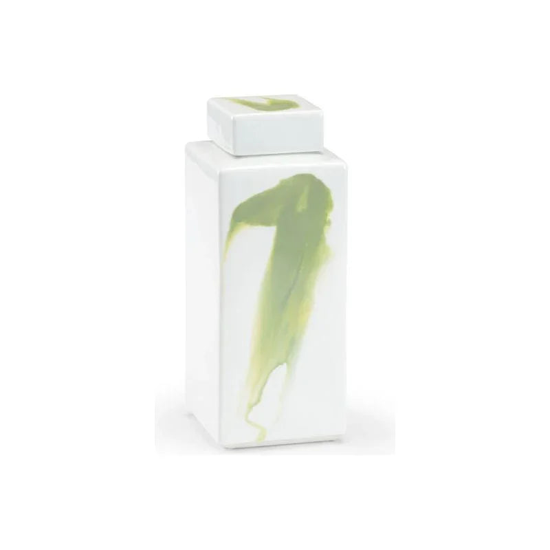 Green Jizhou Glazed Porcelain Vase - LOOMLAN - Chelsea House - Vases & Jars