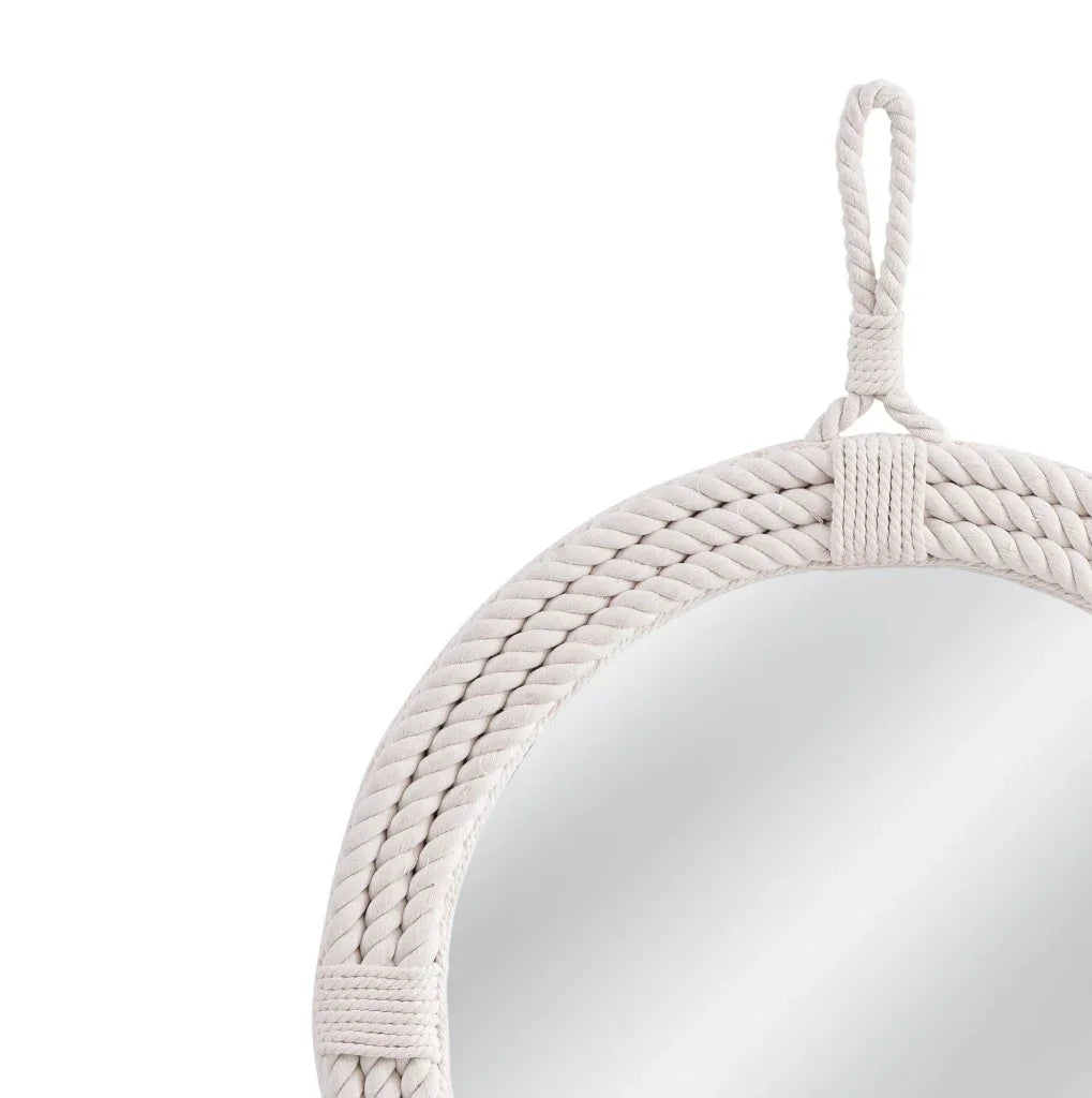 Guedry Natural Wood Frame Wall Mirror - LOOMLAN - Bassett Mirror - Wall Mirrors
