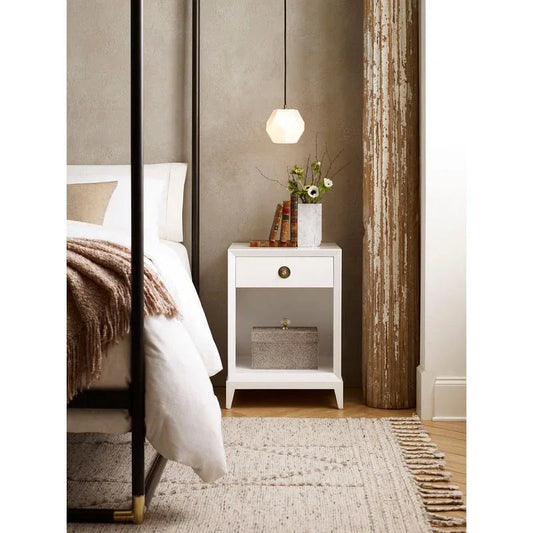 Gwyn Carrera Marble Made White Vase - LOOMLAN - Wildwood - Vases & Jars