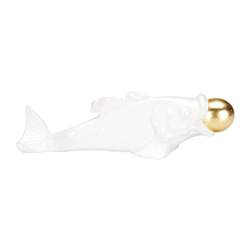 Imperial Koi Luck And Prosperity Sculpture - LOOMLAN - Wildwood - Statues & Sculptures