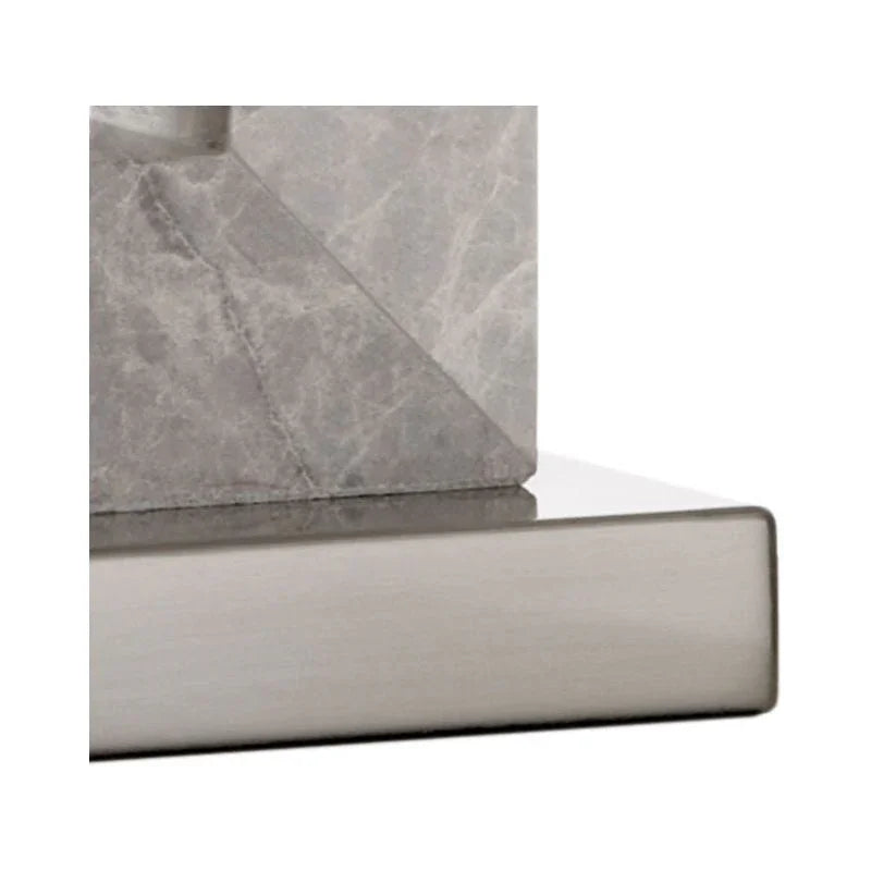 Jaxon Marble Made Grey Table Lamp - LOOMLAN - Wildwood - Table Lamps