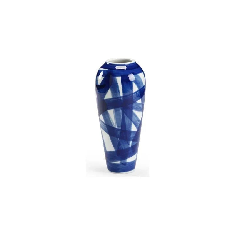 Johnsbury Blue Ceramic Vase - LOOMLAN - Chelsea House - Vases & Jars
