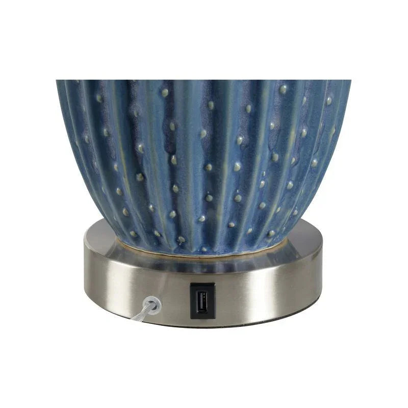Maui Ceramic Made Table Lamp - LOOMLAN - Wildwood - Table Lamps