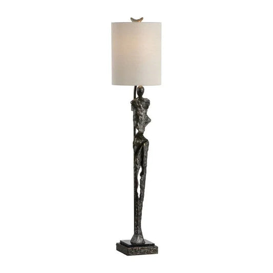 Modern Bronze Marble Base Table Lamp - LOOMLAN - Wildwood - Table Lamps