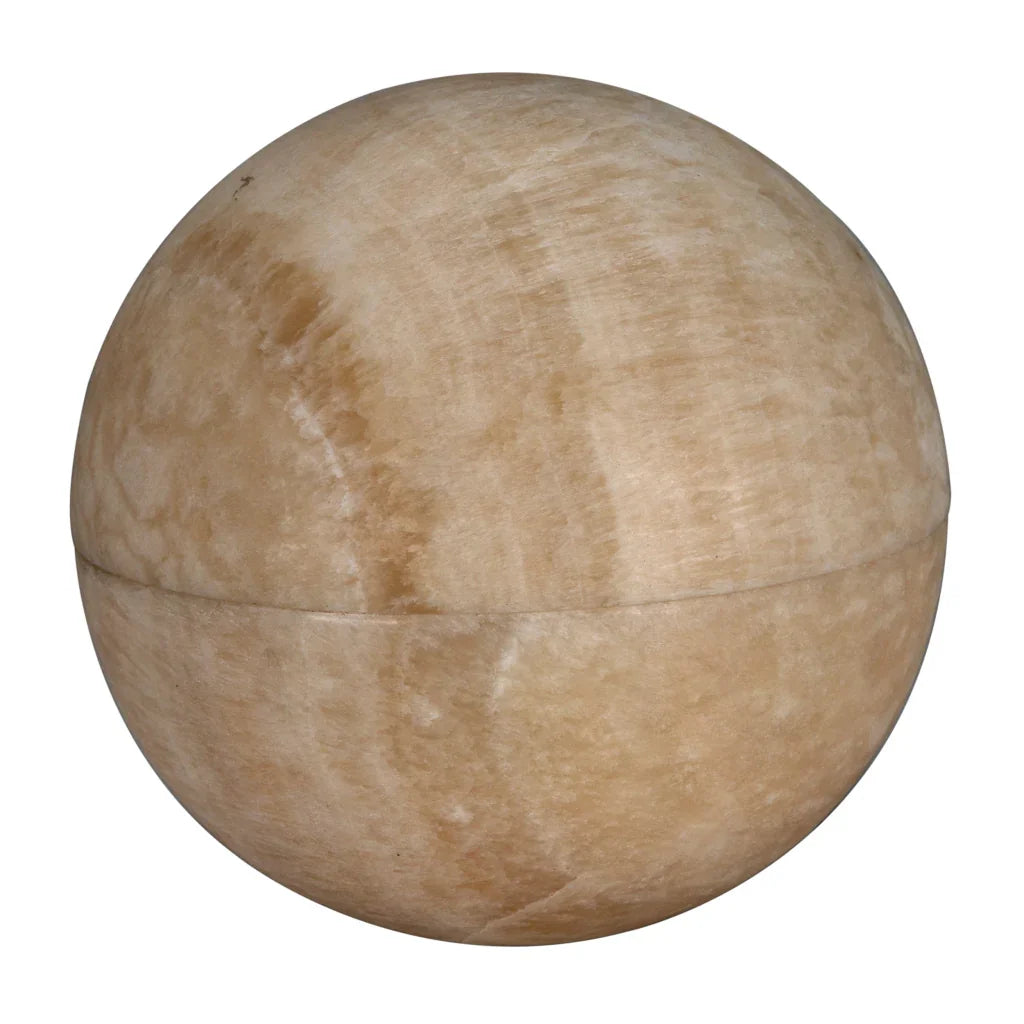 Onyx Globe Style Round Table Lamp - LOOMLAN - Noir - Table Lamps