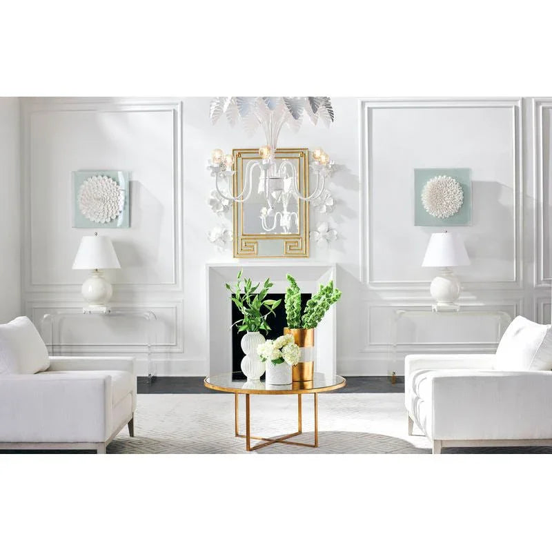 Organic Disc Ceramic Vase - LOOMLAN - Chelsea House - Vases & Jars