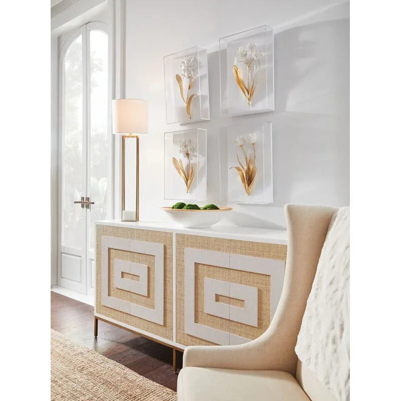 Porcelain Flowers Hamdmade Artwork-Framed Wall Art-Chelsea House-LOOMLAN