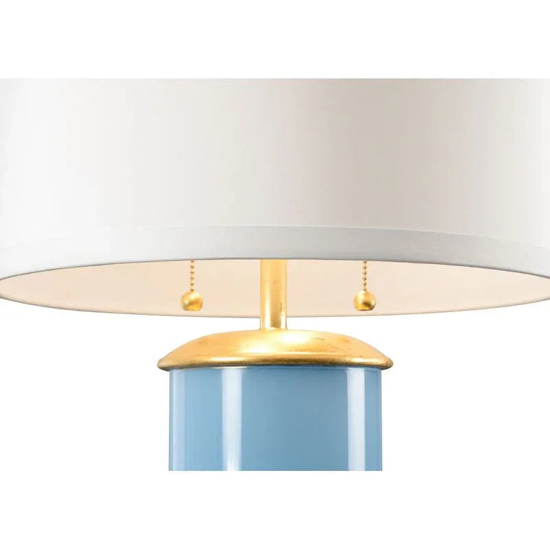 Savannah Cylinder Design Glass Table Lamp - LOOMLAN - Wildwood - Table Lamps