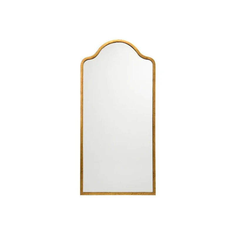 Scalloped Top Iron Framed Wall Mirror - LOOMLAN - Chelsea House - Wall Mirrors