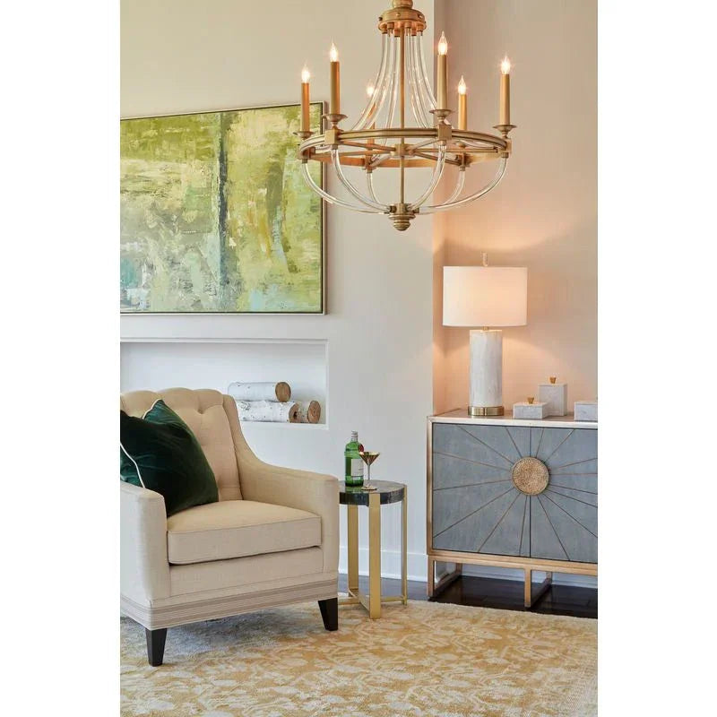 Scranton Faux Ceramic Made Table Lamp - LOOMLAN - Wildwood - Table Lamps