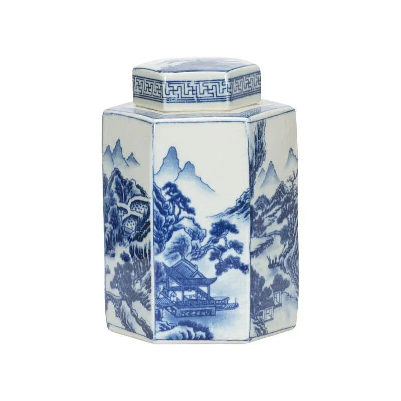 Shan Ginger Classic Ceramic Jar - LOOMLAN - Chelsea House - Vases & Jars