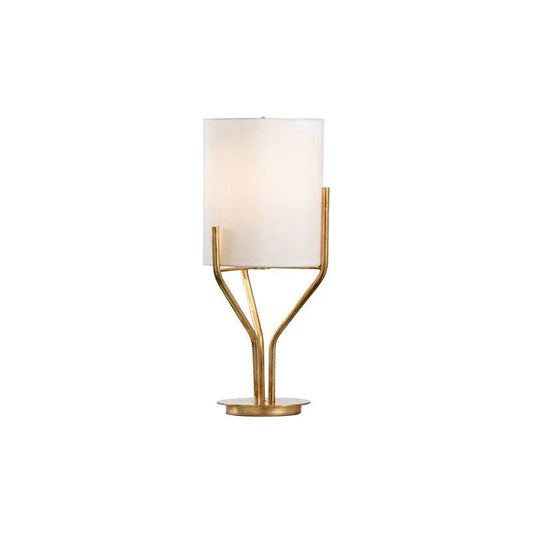 Small Castle Gold Leaf Design Table Lamp - LOOMLAN - Chelsea House - Table Lamps