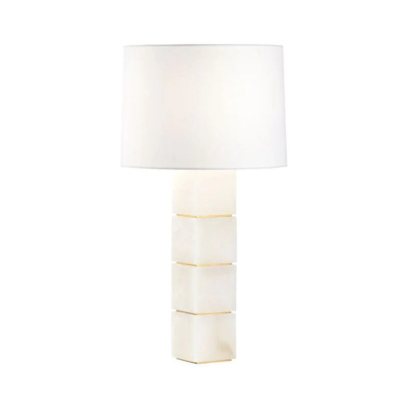 Stacked Gold Leaf Finish Table Lamp - LOOMLAN - Chelsea House - Table Lamps