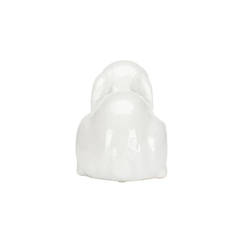 Staffordshire Rabbit Style Porcelain Sculpture - LOOMLAN - Chelsea House - Statues & Sculptures