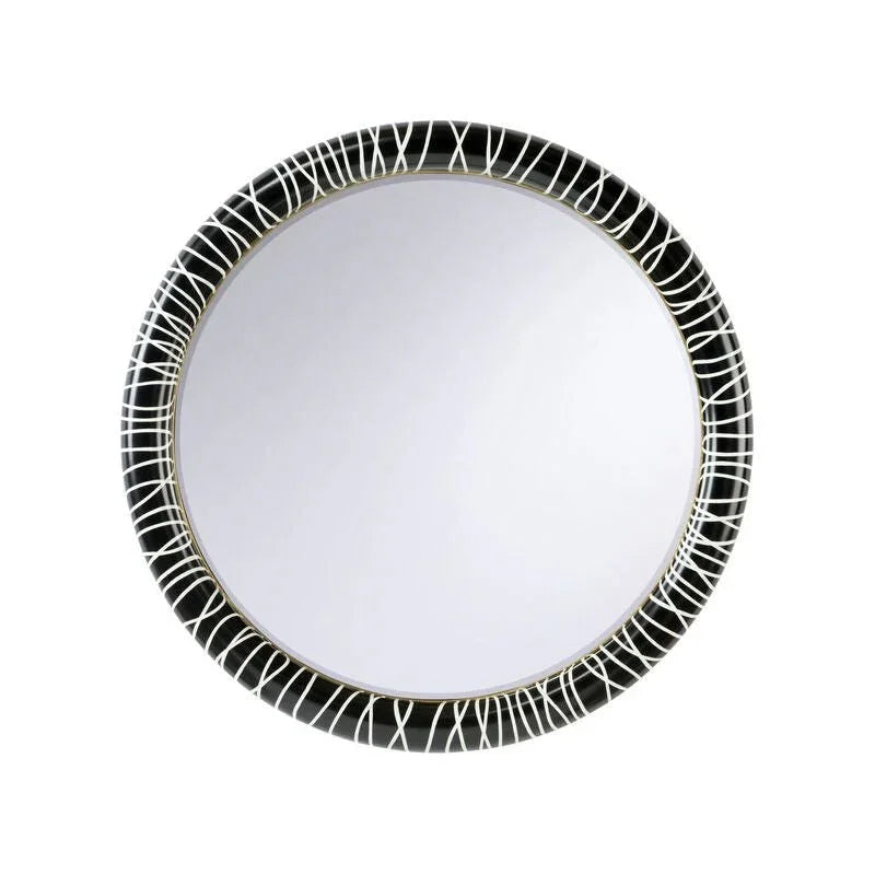 String Along Wood Framed Wall Mirror - Blue - LOOMLAN - Chelsea House - Wall Mirrors