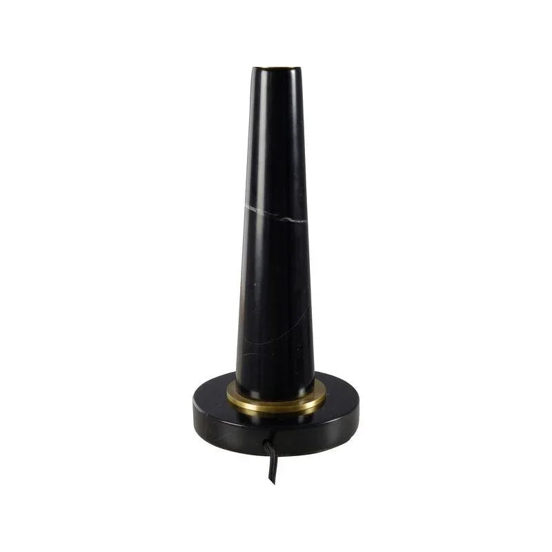 Tapered Silhouette Smooth Marble Design Table Lamp - LOOMLAN - Wildwood - Table Lamps