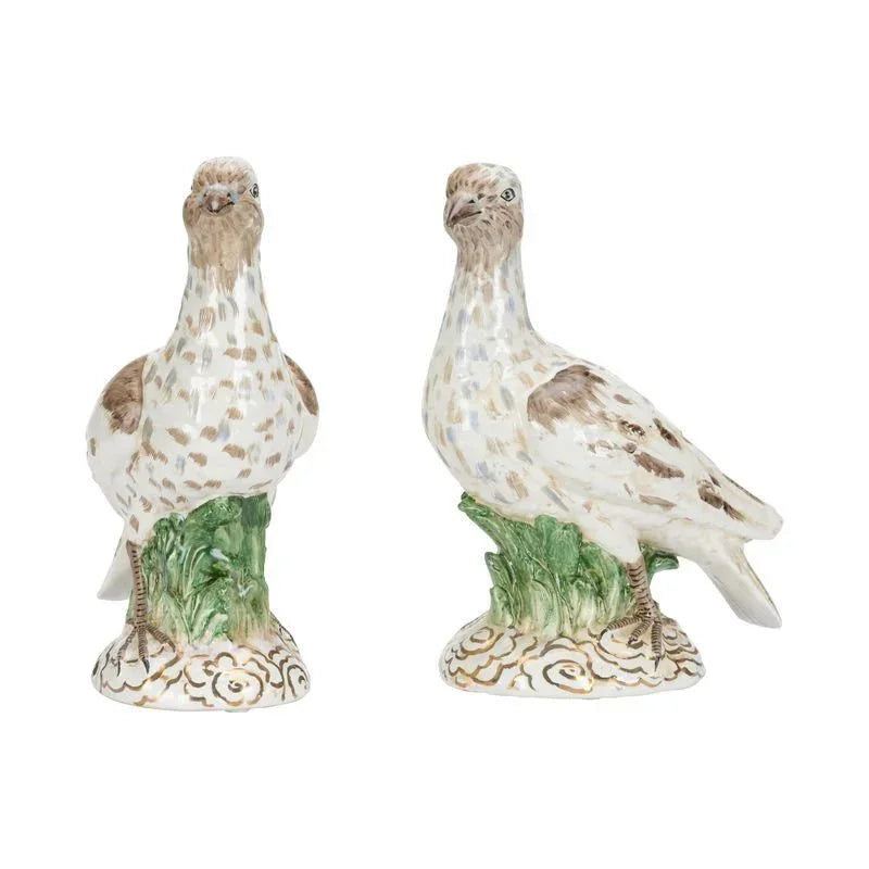 Terns Style Ceramic Made Sculpture (Pr) - LOOMLAN - Chelsea House - Statues & Sculptures
