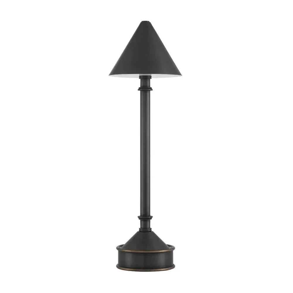 Traipse Rechargeable Cordless Table Lamp - LOOMLAN - Currey & Co - Table Lamps