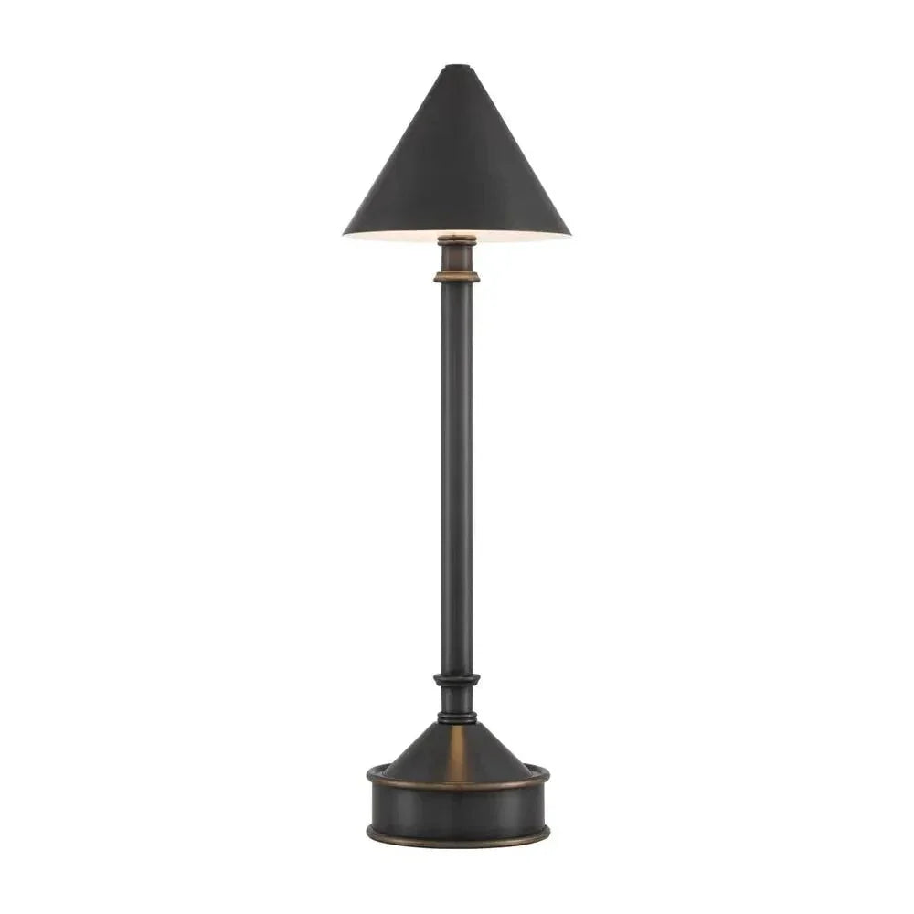 Traipse Rechargeable Cordless Table Lamp - LOOMLAN - Currey & Co - Table Lamps