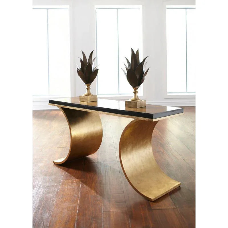 Yucca Plant Gold Leaf Finish Sculpture - LOOMLAN - Chelsea House - Statues & Sculptures