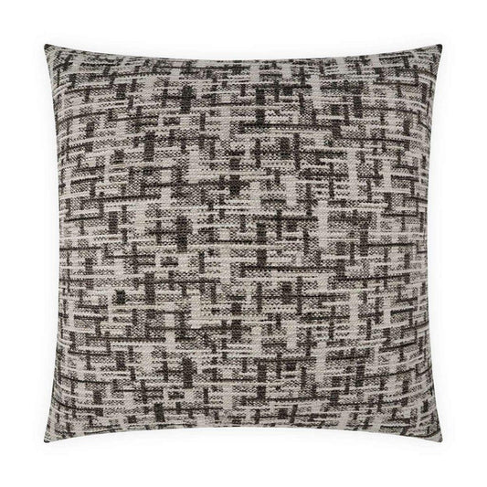 Zahwe Hamdmade Grey Outdoor Pillow-Outdoor Pillows-D.V. Kap-Square-LOOMLAN