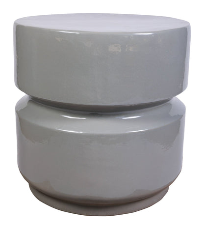 Balance Glazed Ceramic Patio Stool -- view 22