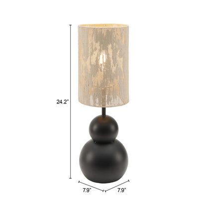 Pupen Steel Black Table Lamp -- view 6