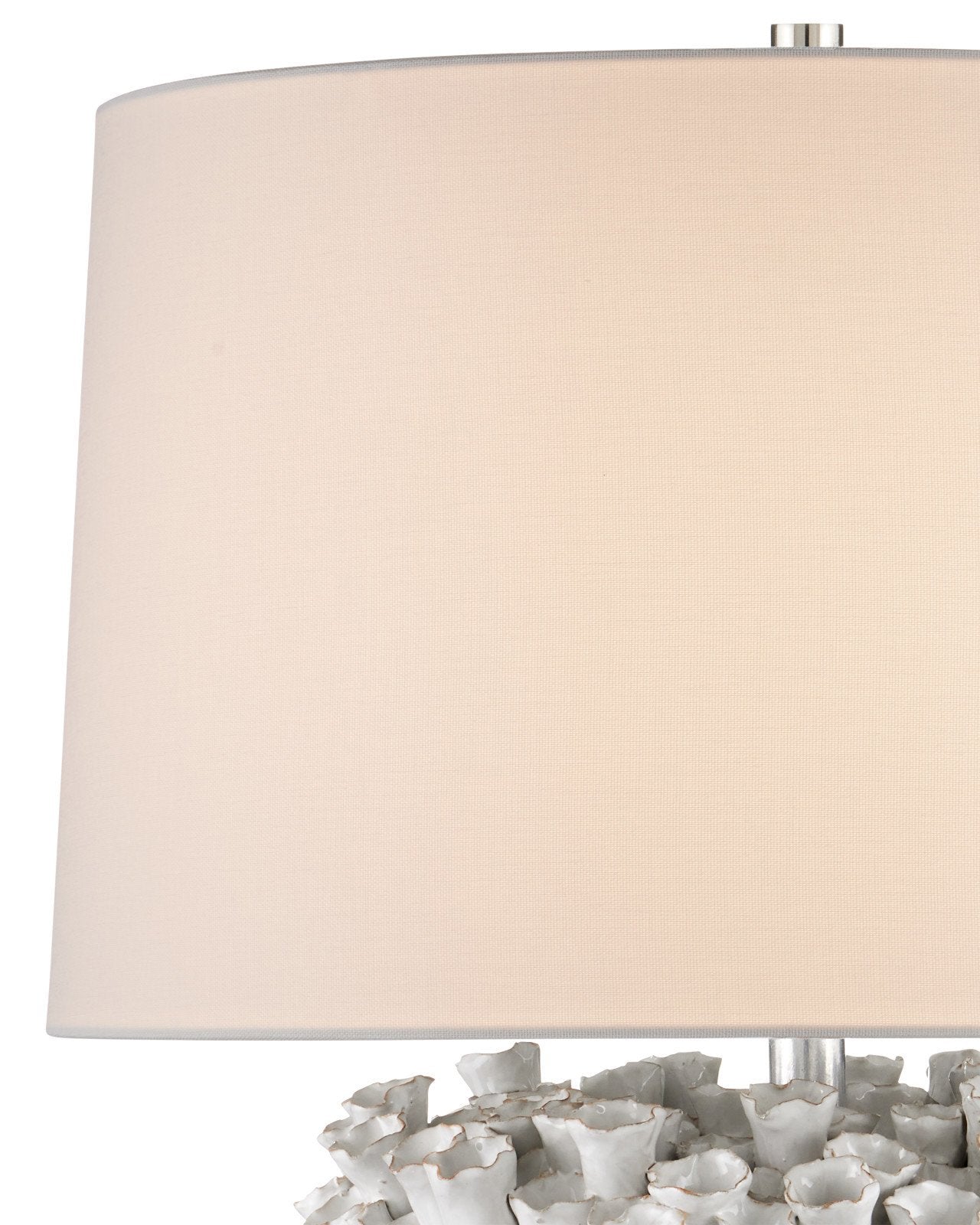 Manitapi White Ceramic Table Lamp