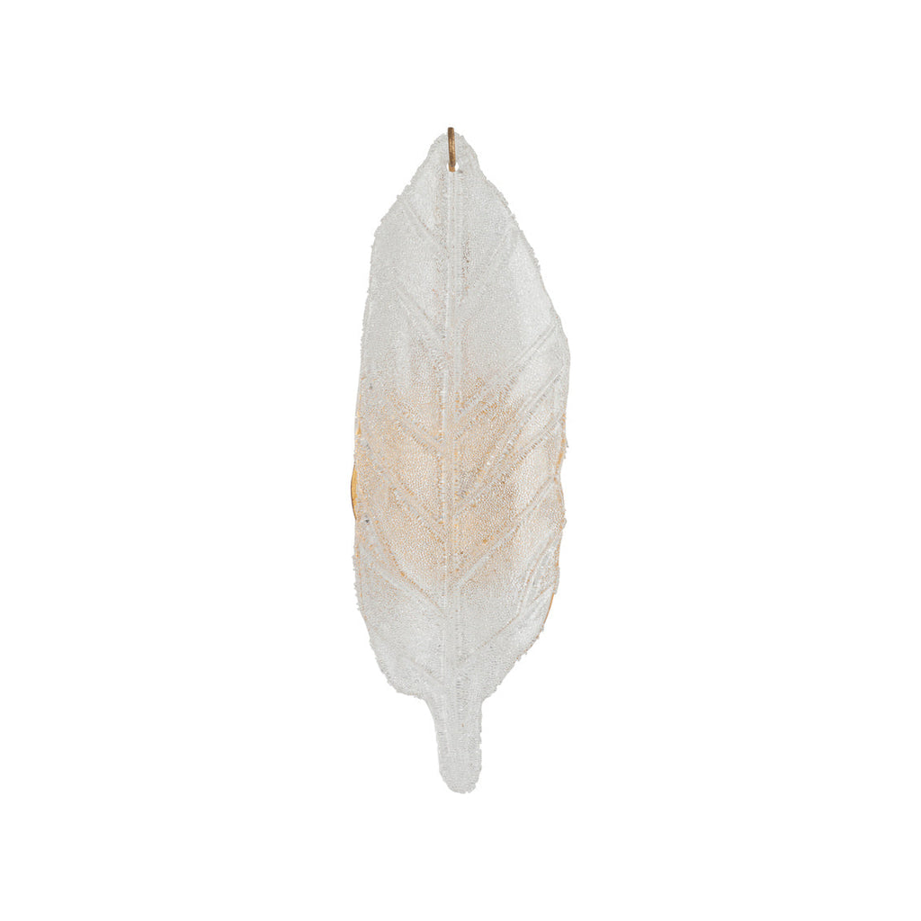 Leaf Metal Golden Wall Sconce