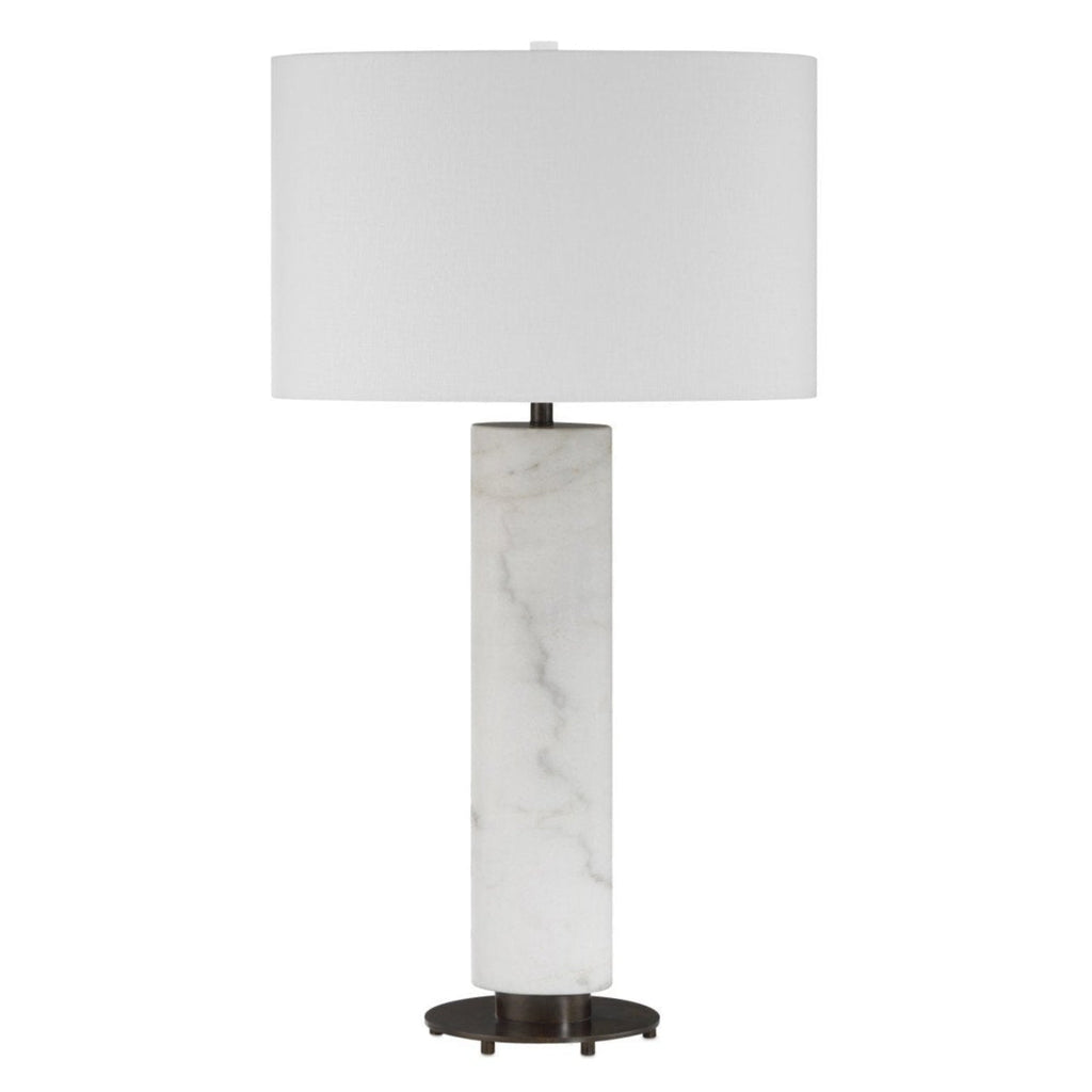 Stanhope White Marble Table Lamp