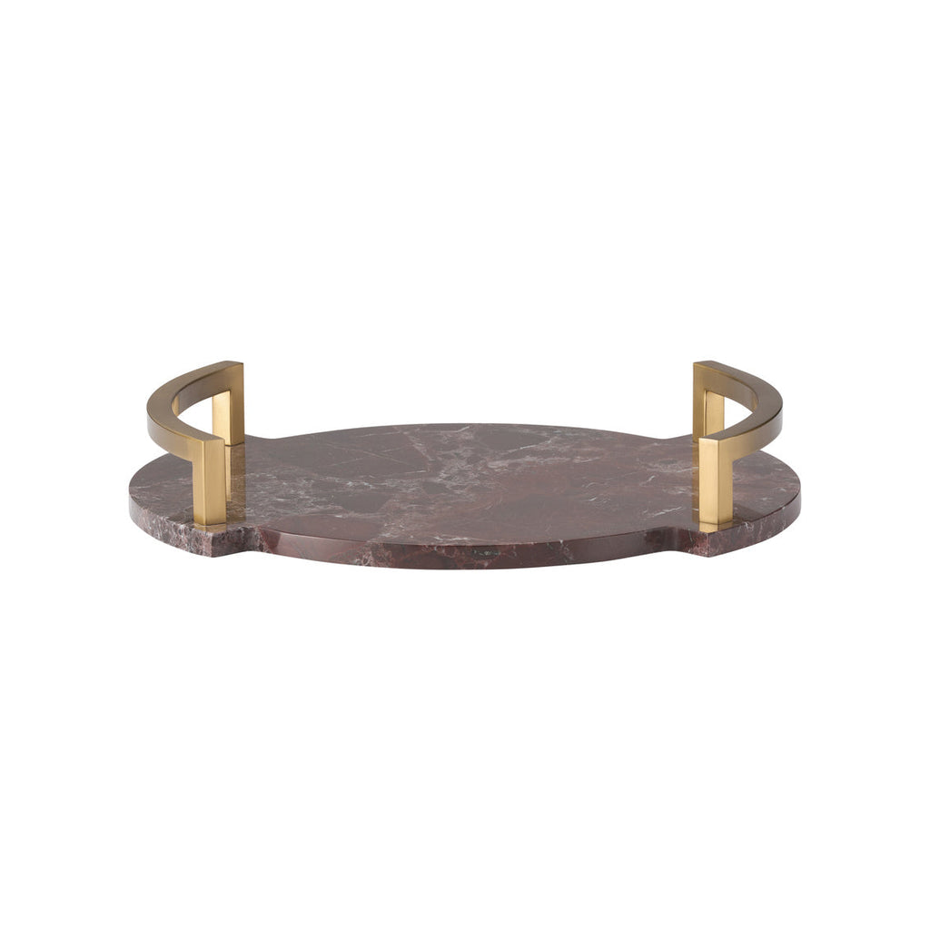 Hopkins Maroon Marble Tray