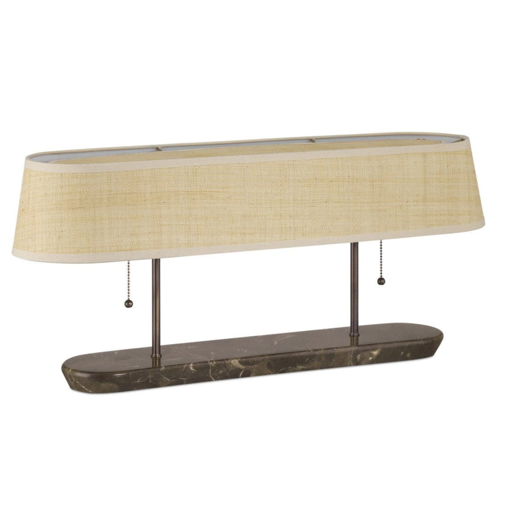 Museum Black Marble Base Desk Lamp