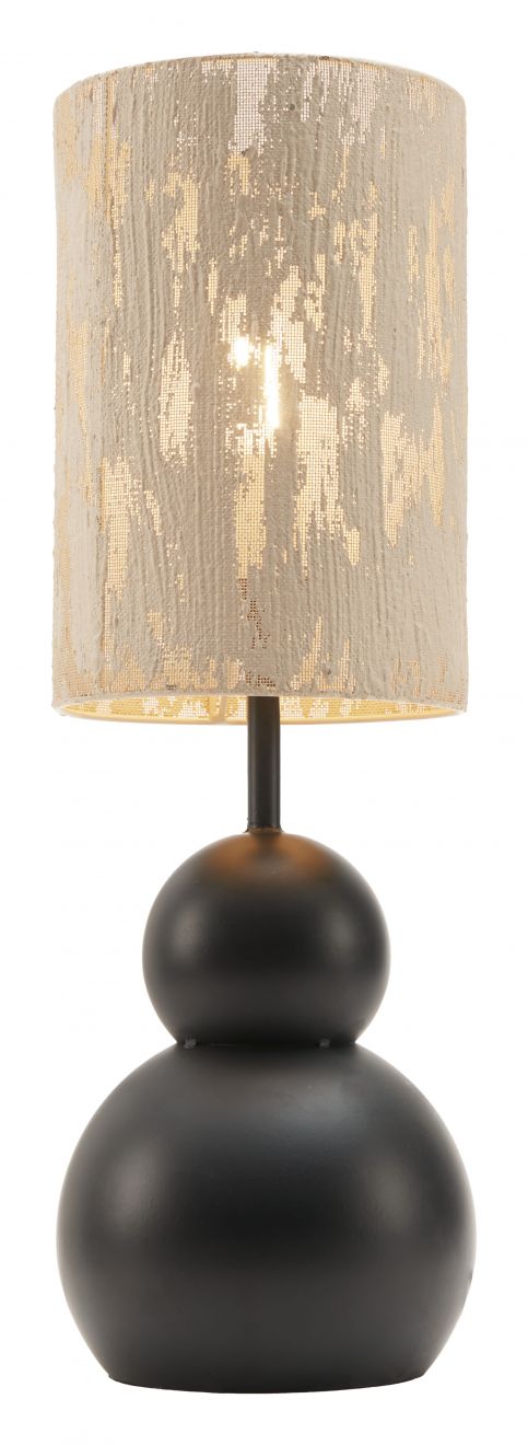 Pupen Steel Black Table Lamp -- view 2