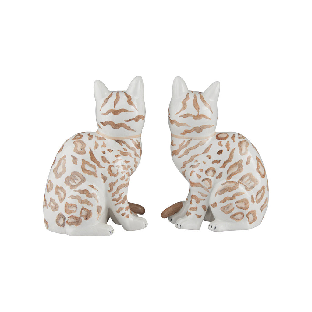 Coco Cat Ceramic Statues (Pr)