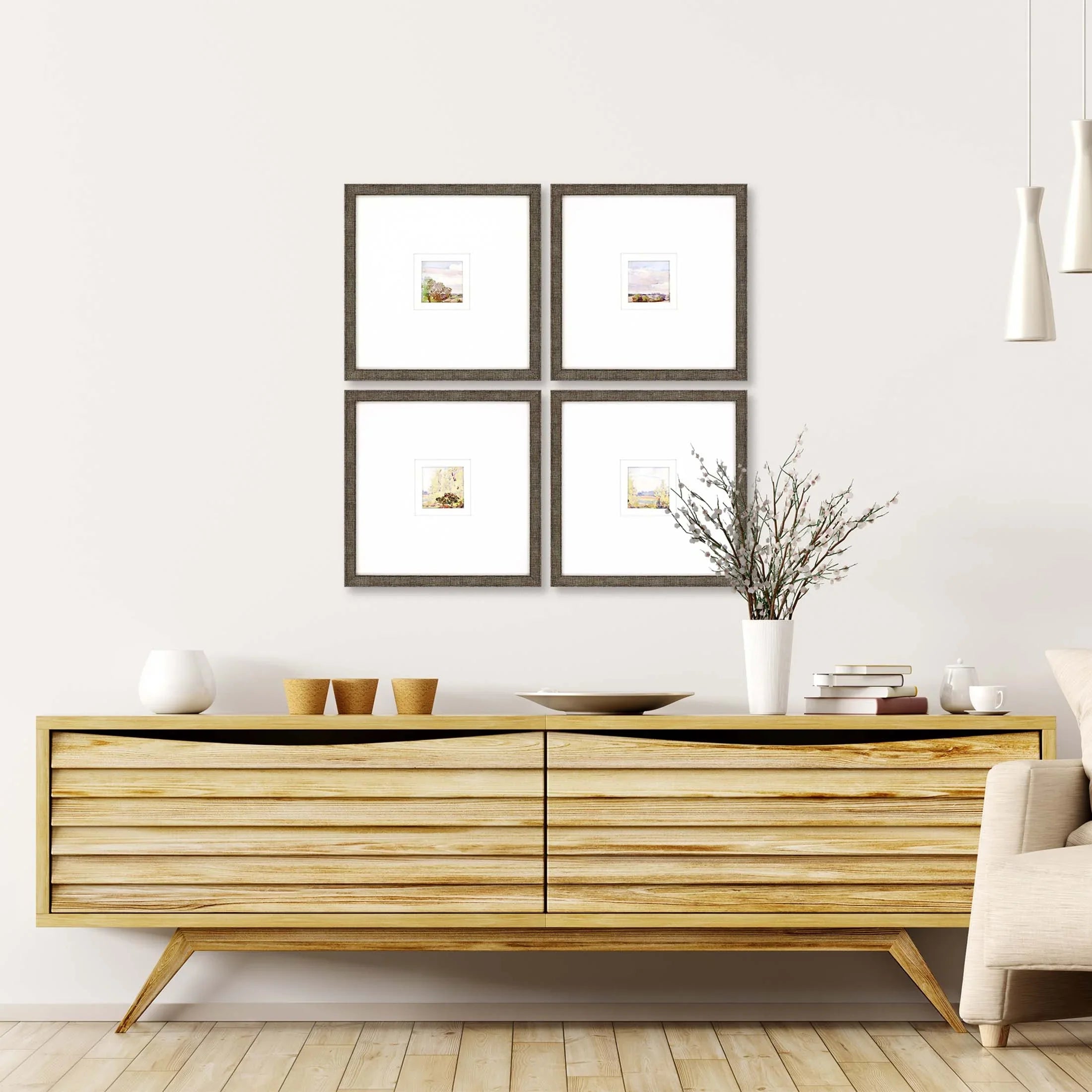 Petite Placid Multi Canvas Art 4PC