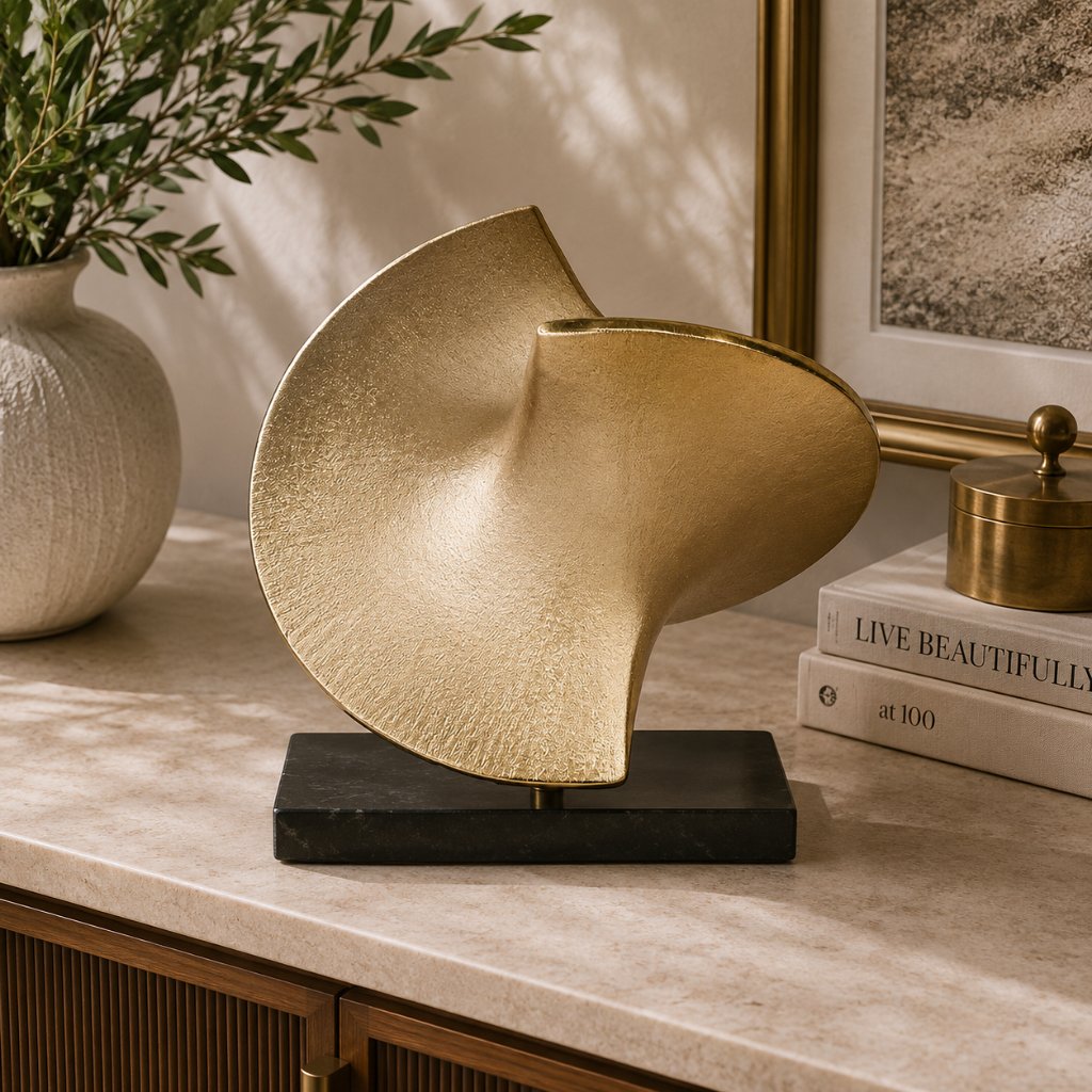 Arlo Disc Aluminum Sculpture - view 3