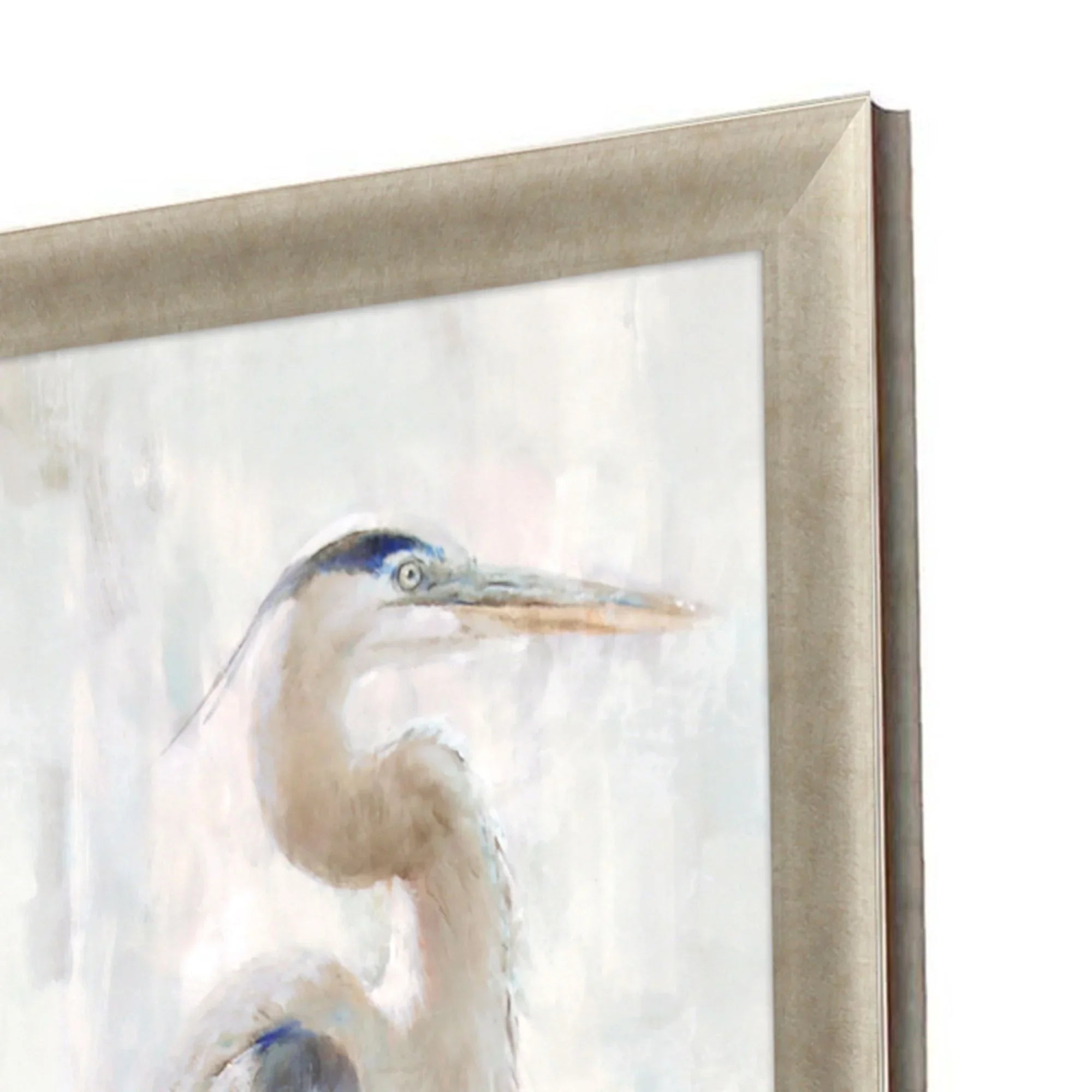 Majestic Blue Heron Canvas Art