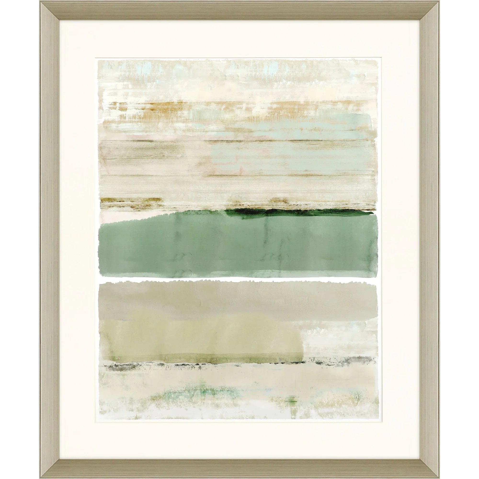 Miles Away Green Canvas Art